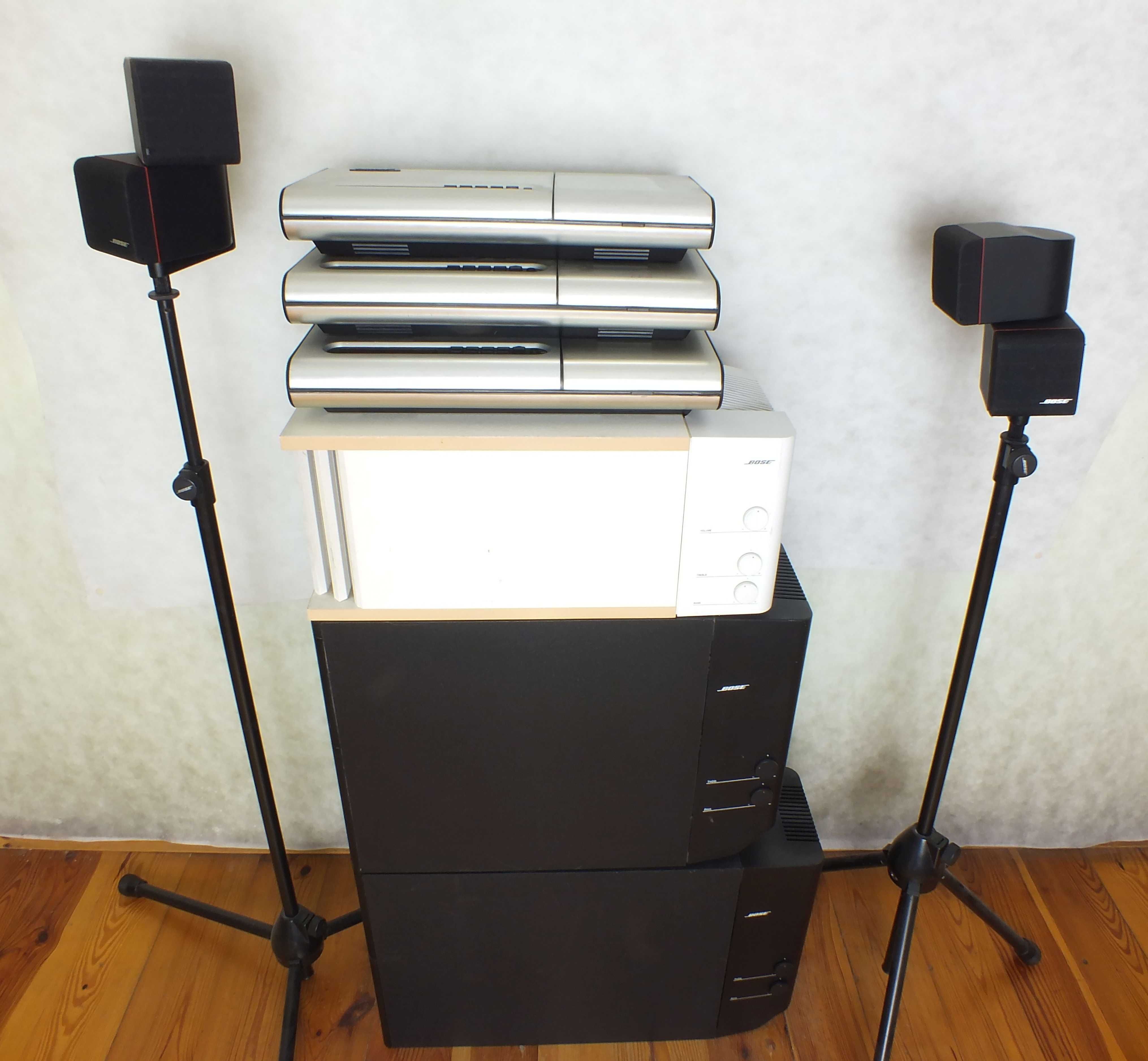 Bose Acoustimass 20 + Lifestyle 5 + Satelity Bose Cube + okablowanie