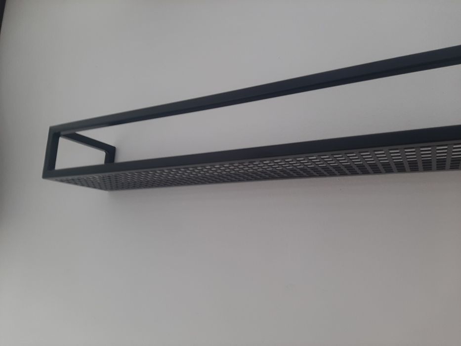 Półka wisząca sufitowa ścienna metalowa loft