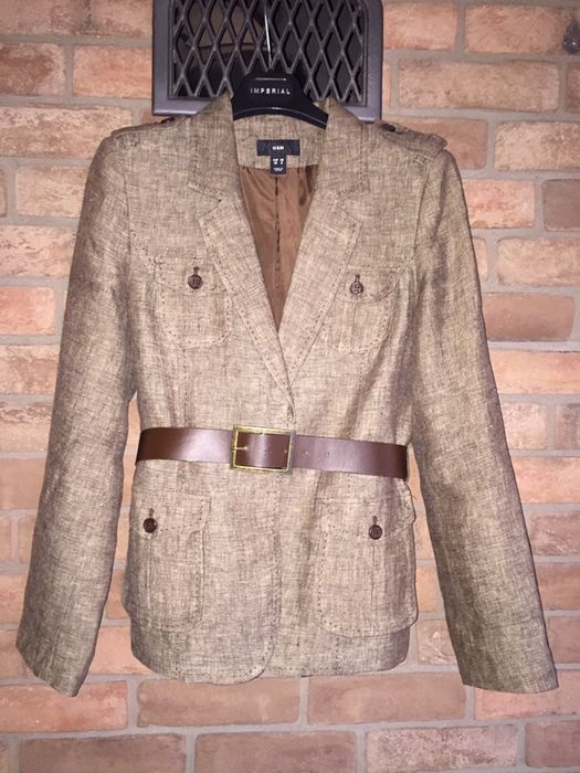 Brązowy Żakiet H&M