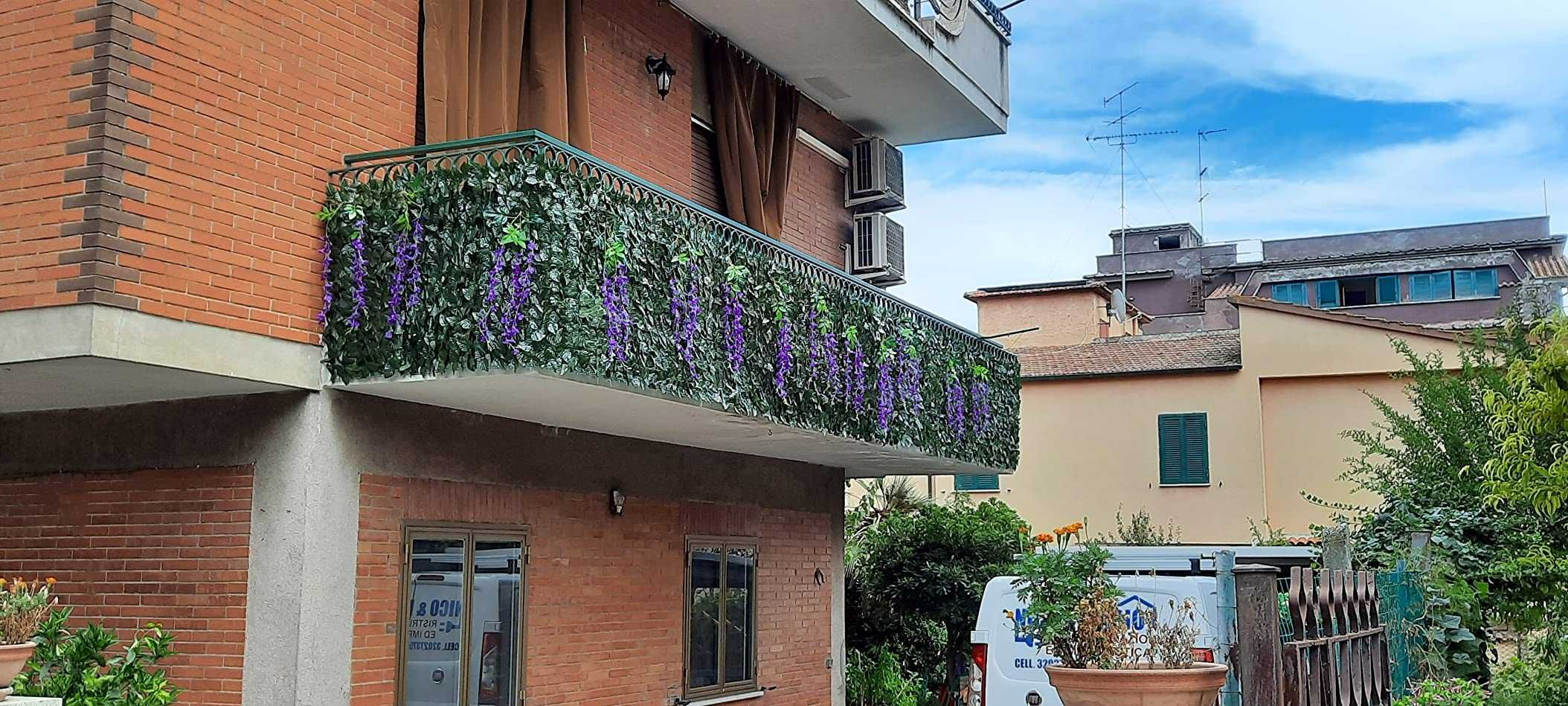 Wisteria glicynia sztuczna girlanda kwiatowa dekoracja 12 sztuk