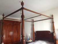 (RESERVADA) Cama de Casal com Docel, estilo madeirense