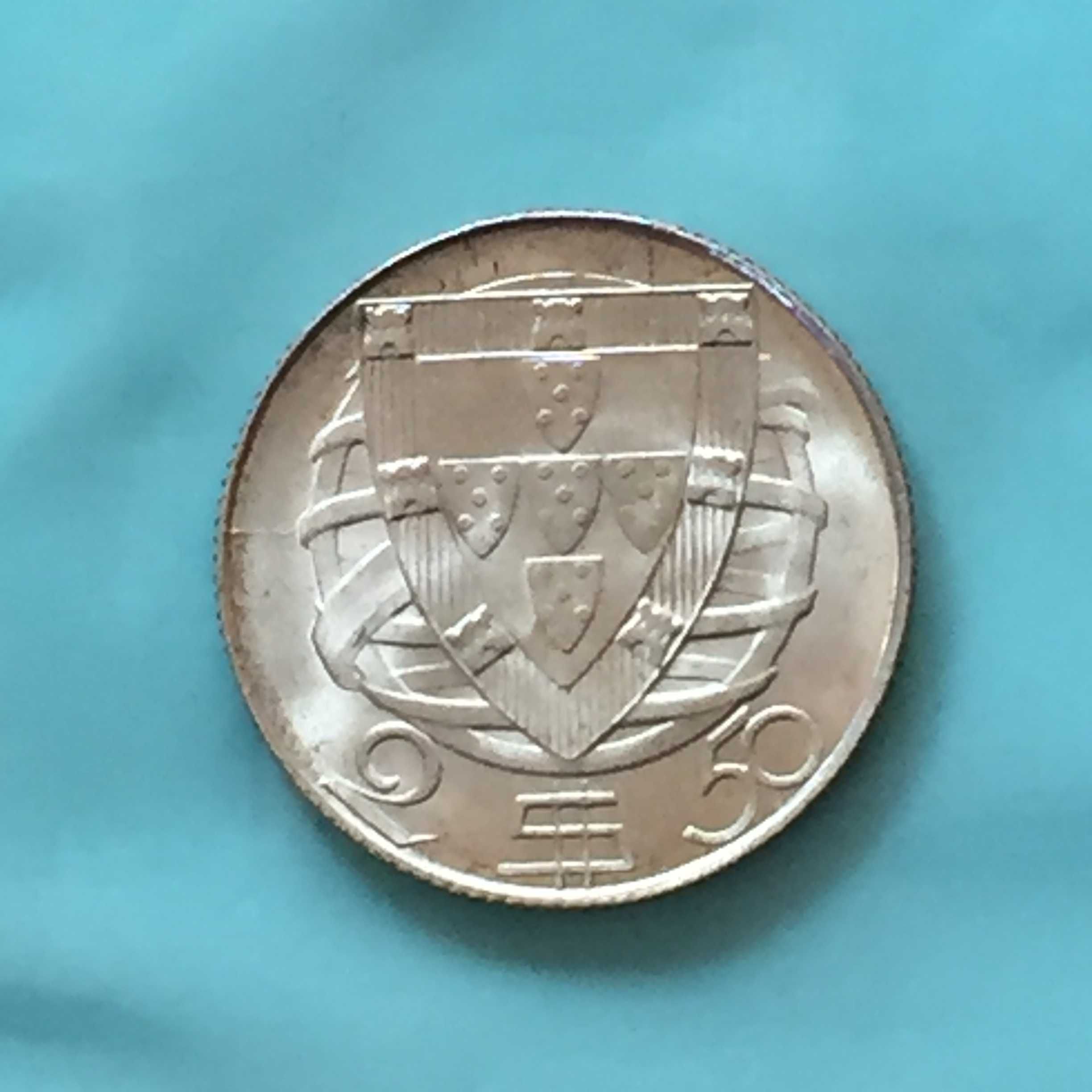 moeda 2,50 escudos 1940 - prata