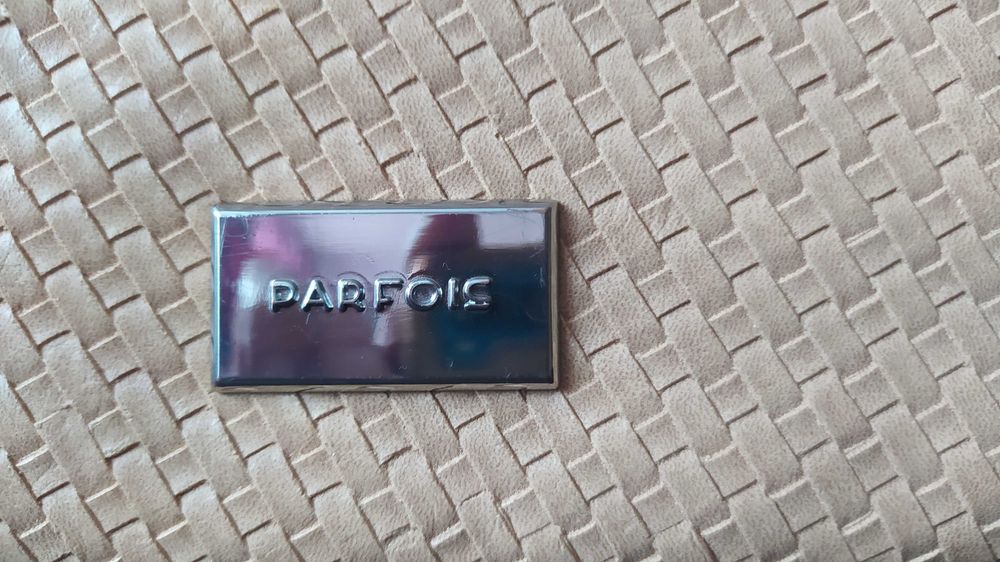 Каркасна бежева сумка Perfoice з довгою ручкою