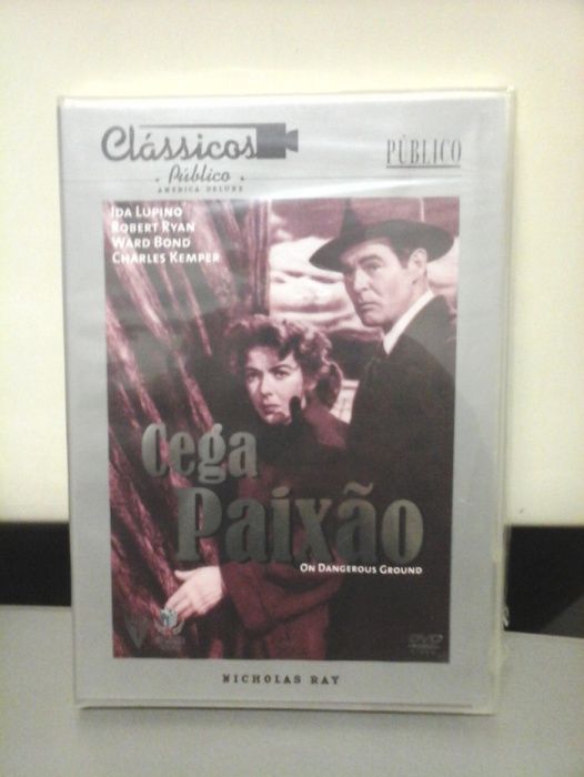 Dvd CEGA PAIXÃO 1951 SELADO NOVO Ida Lupino Robert Ryan Filme ENTRG JÁ