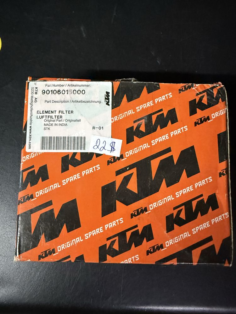 Фільтр повітряний для мотоцикла KTM Duke/RC 125/200/390