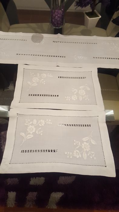 Panos de linho novos