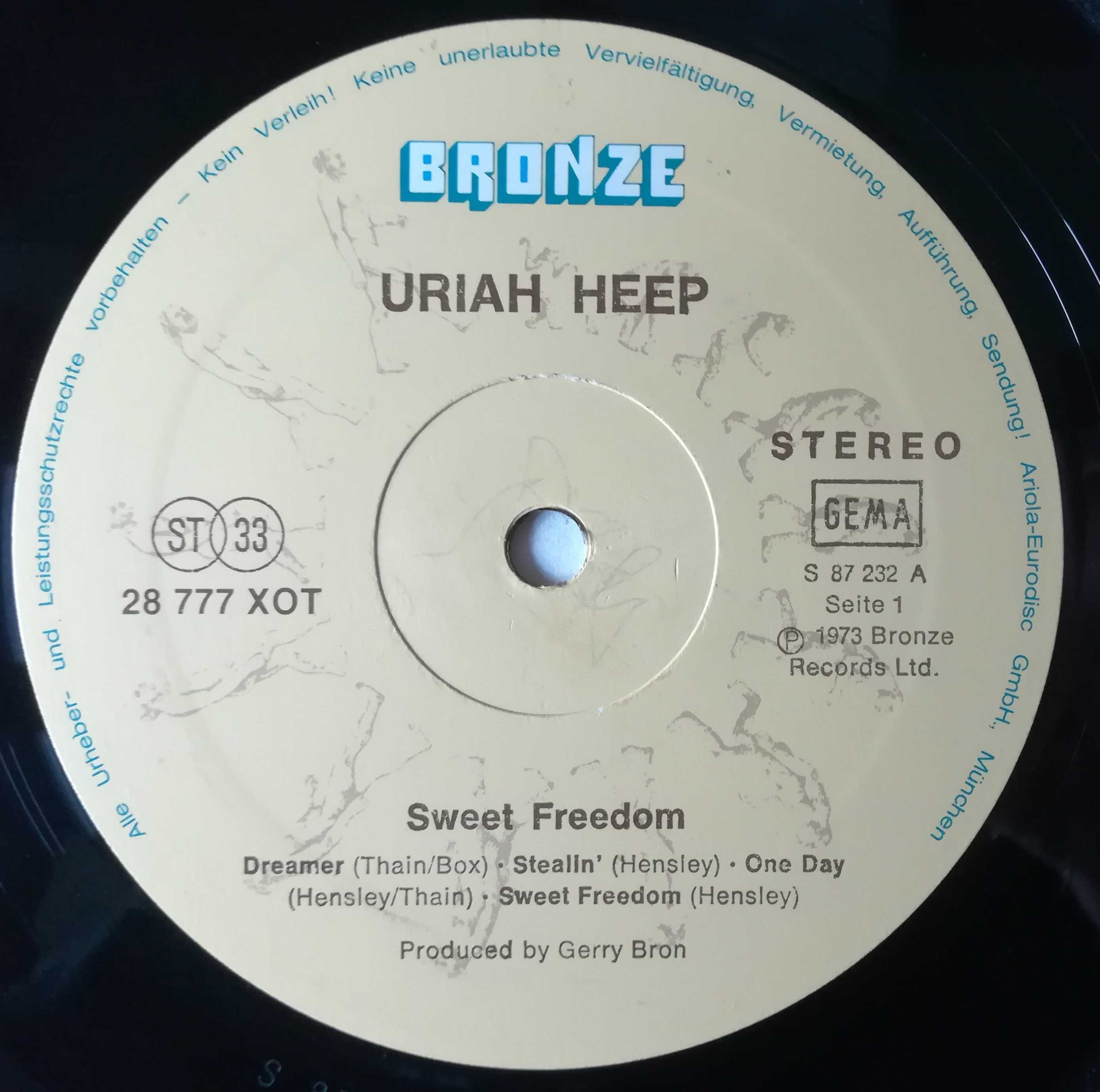 Uriah Heep - Sweet Freedom - płyta winylowa