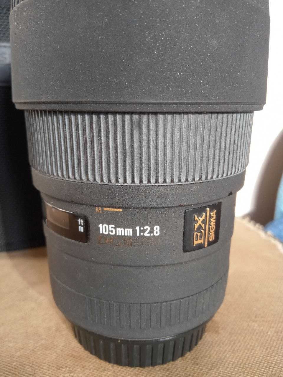 Объектив SIGMA 105mm F2.8 DG Macro AF под CANON.