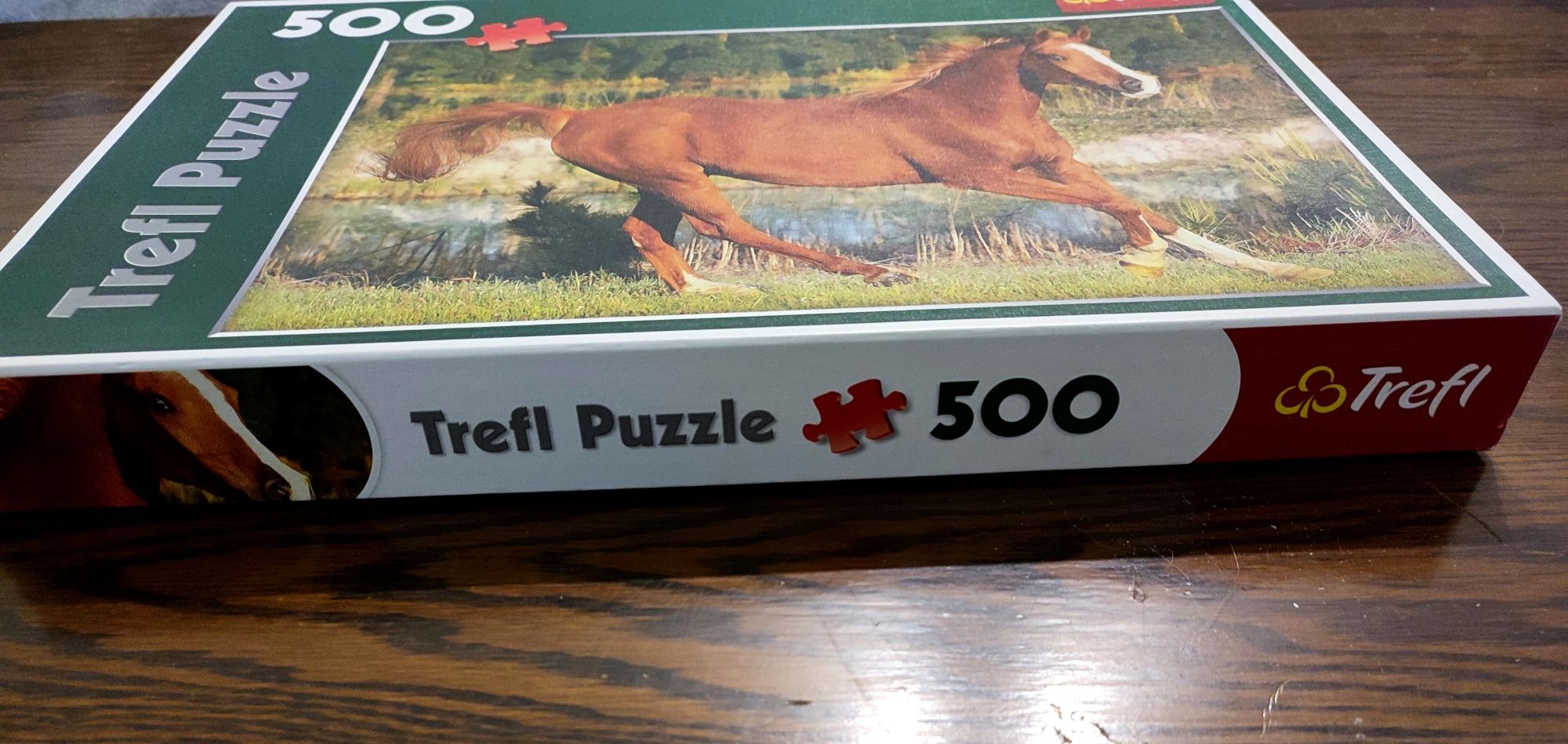 Puzzle trefl 500 elementów - Piękno galopu Koń - wzór nr 37184