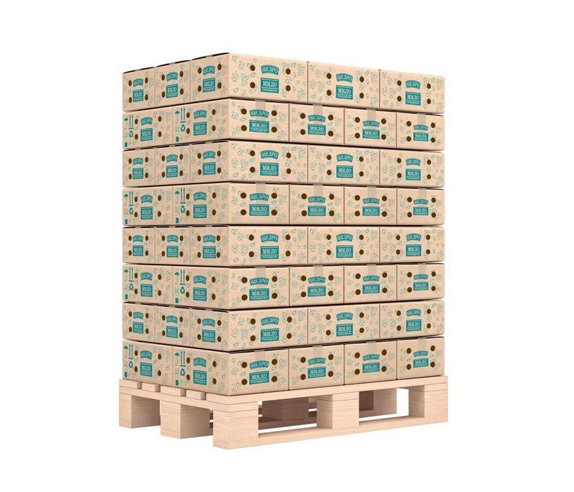 Mydło szare BHP 1 paleta 700 kg 3328 szt