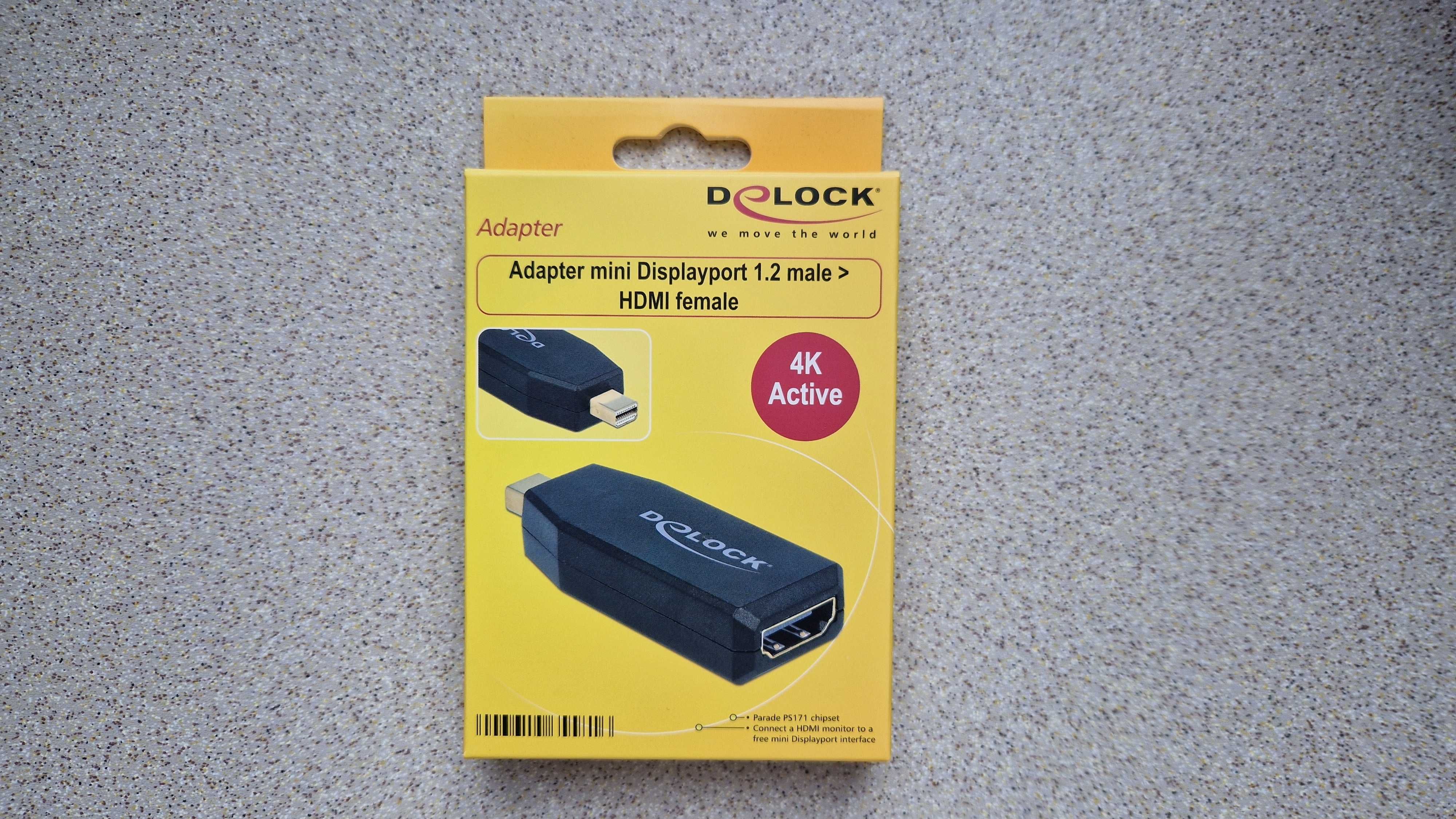 Adapter aktywny 4K, mini Displayport -> HDMI, obsługa Eyefinity