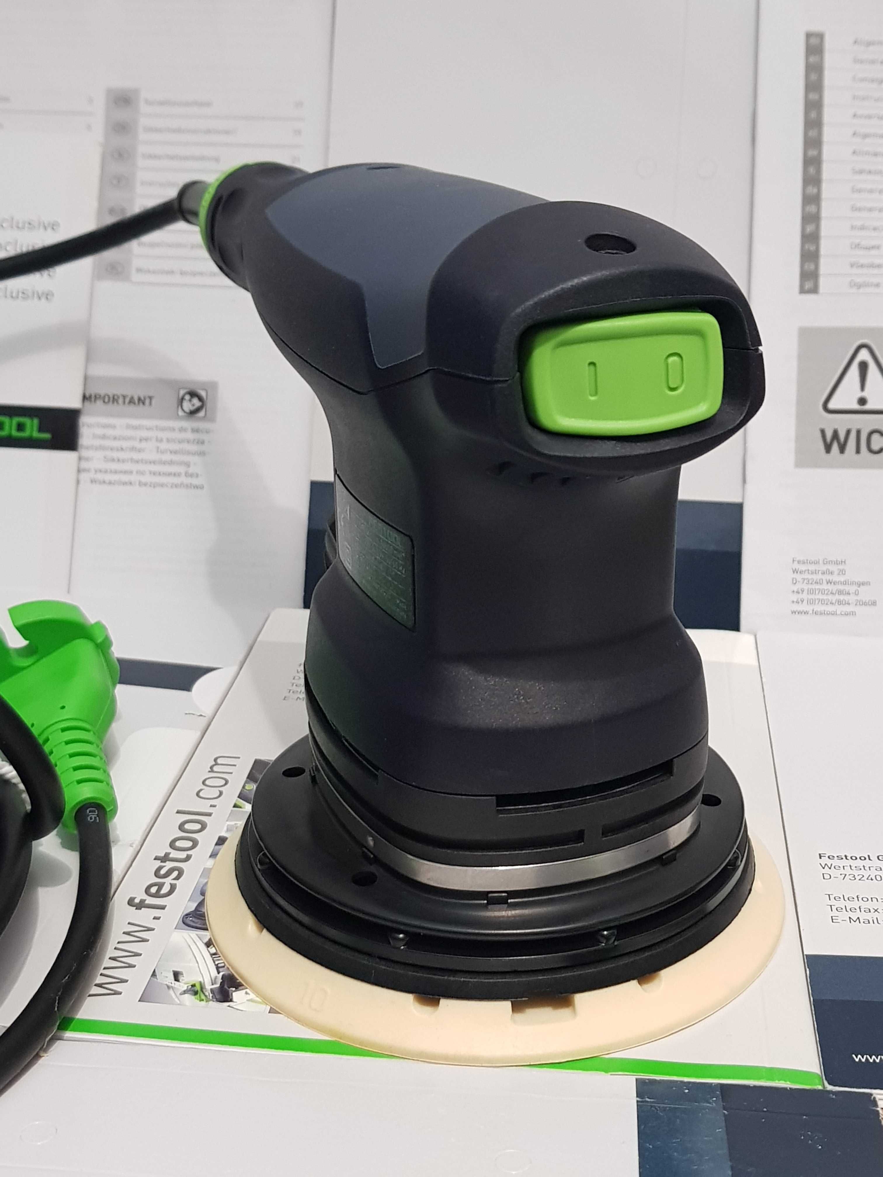 FESTOOL ETS 125 REQ szlifierka mimośrodowa 125mm +kabel