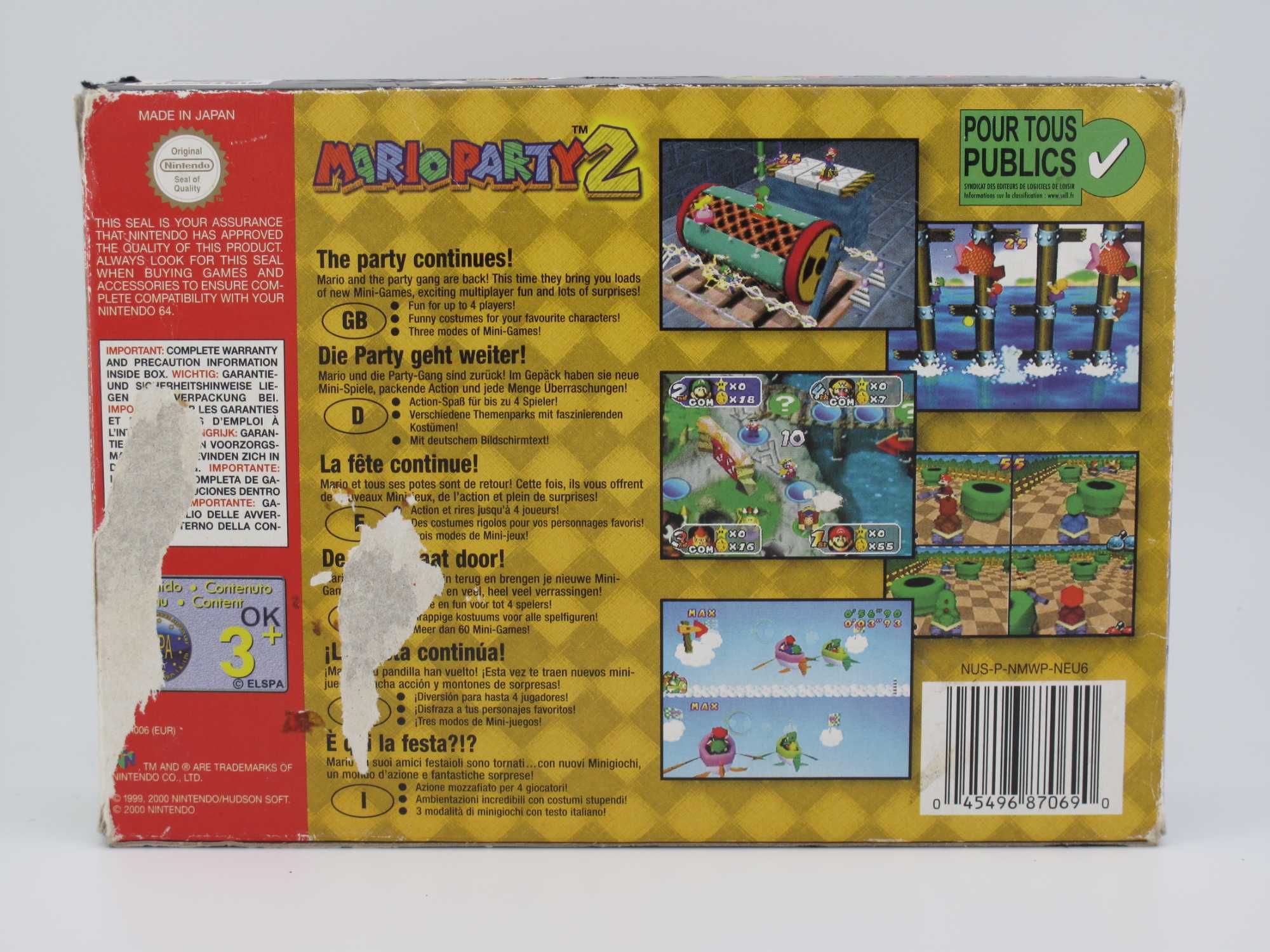 Mario Party 2 - N64 / Nintendo 64