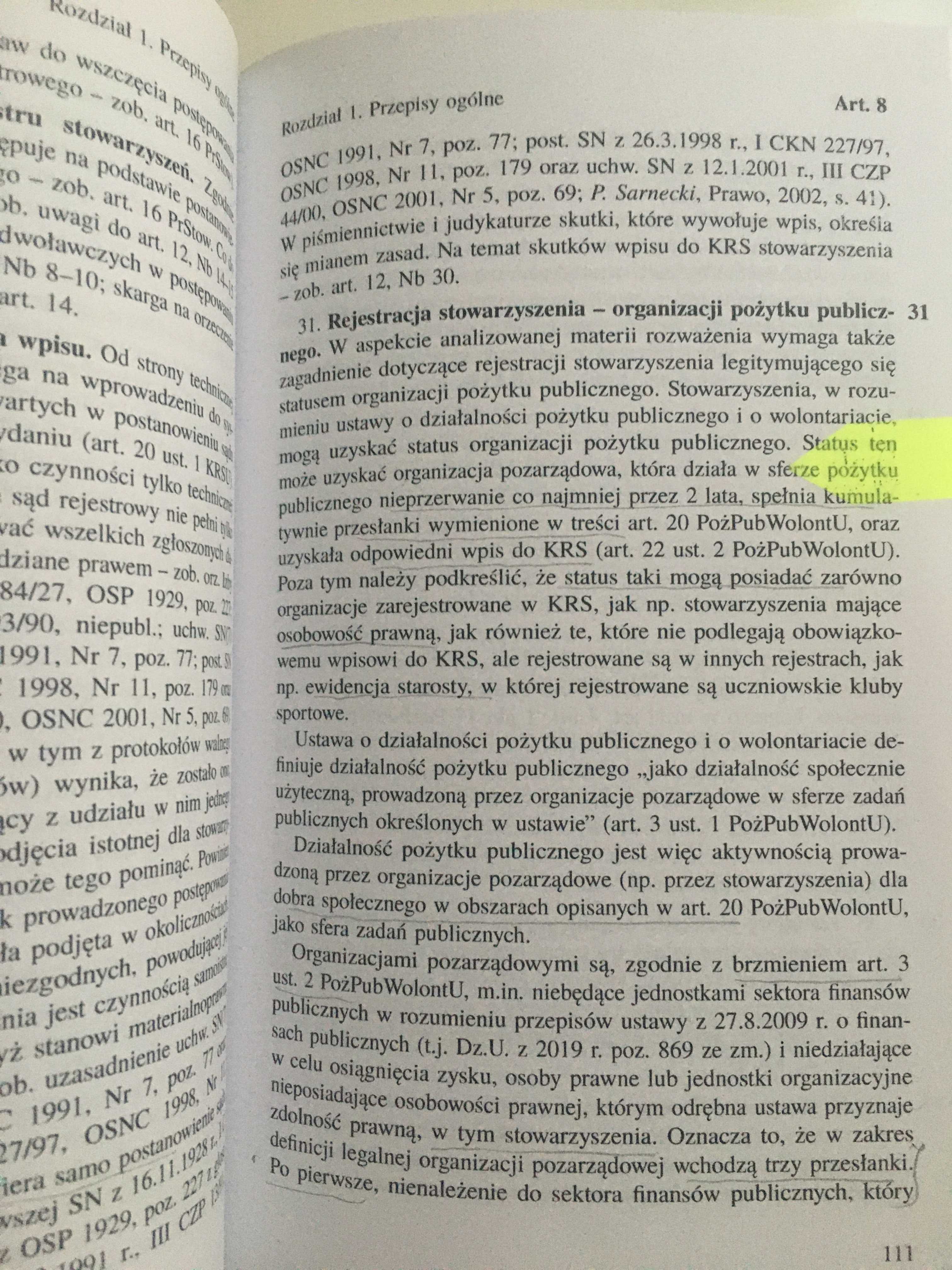 Prawo o stowarzyszeniach. Komentarz. E. Hadrowicz