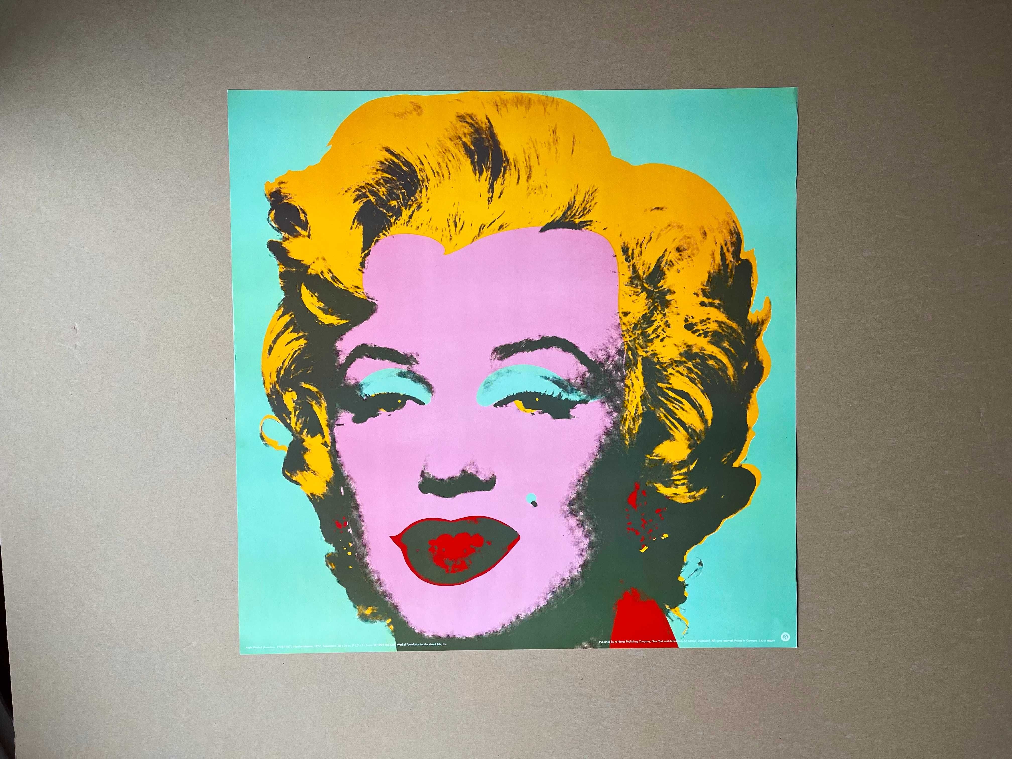 Litografia Marilyn Monroe de Andy Warhol (65 x 65 cm) pop art