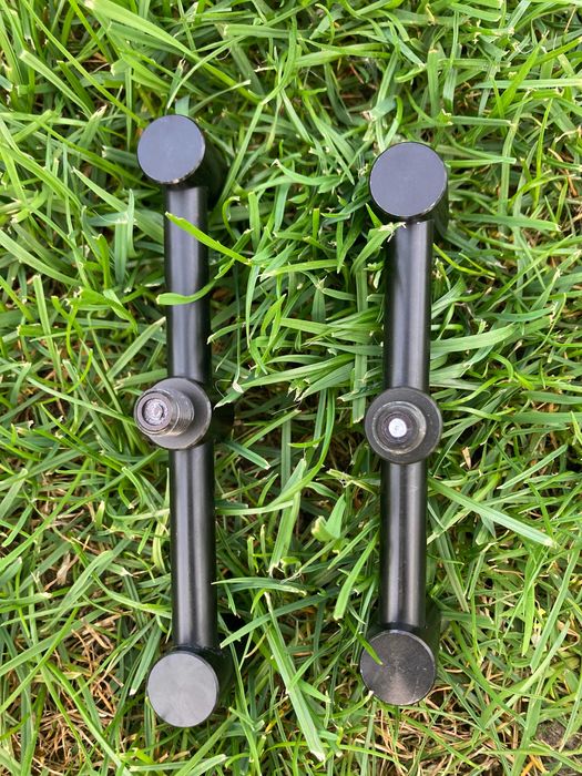 Fox Black Label Slim 2 Rod Buzz Bars + 2x swingery  jaxon niebieski