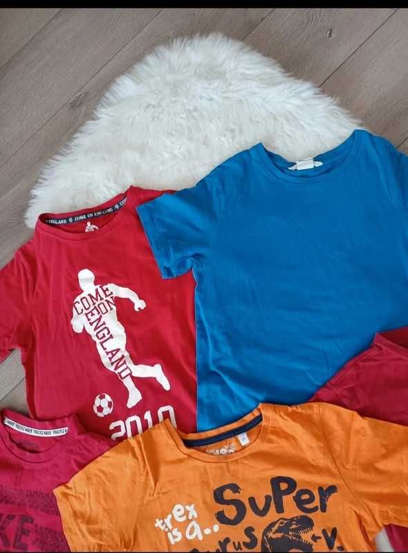 5 koszulek t-shirtów dla chłopca 122 128
