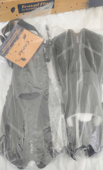 płetwy do nurkowania i snorkelingu S–M, czarne CAPAS