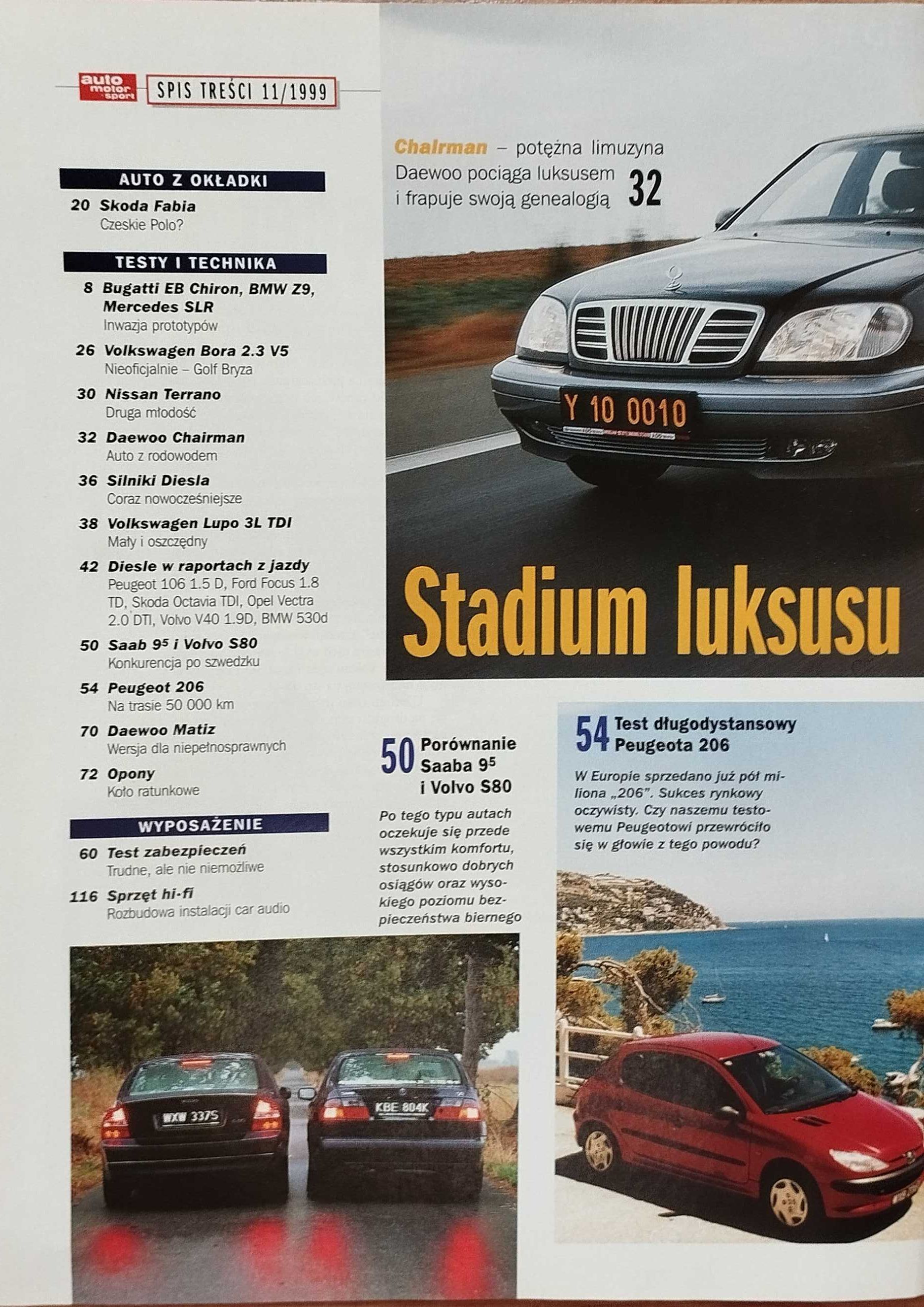 Auto Motor i Sport 11/1999 (nie Auto Świat)