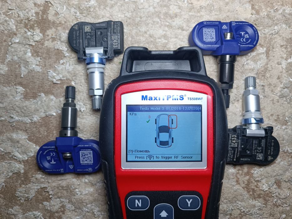 Продам датчики тиску шин давления колес Тесла Tesla tpms