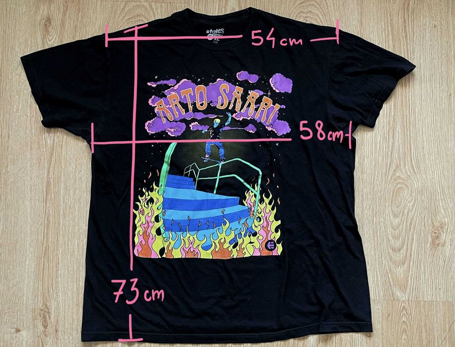 Tshirt Vintage Arto Saari Etnies XL