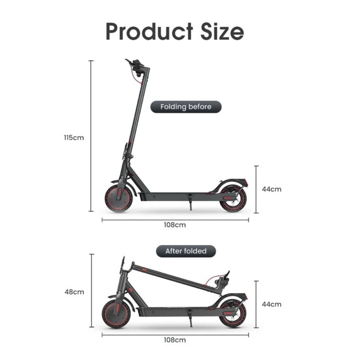 Hulajnoga elektryczna (NOWA) N7PRO 350W dla dorosłych 30km/h