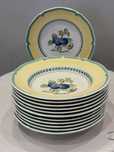 Talerz obiadowy głęboki, porcelana Villeroy & Boch Luxembourg.