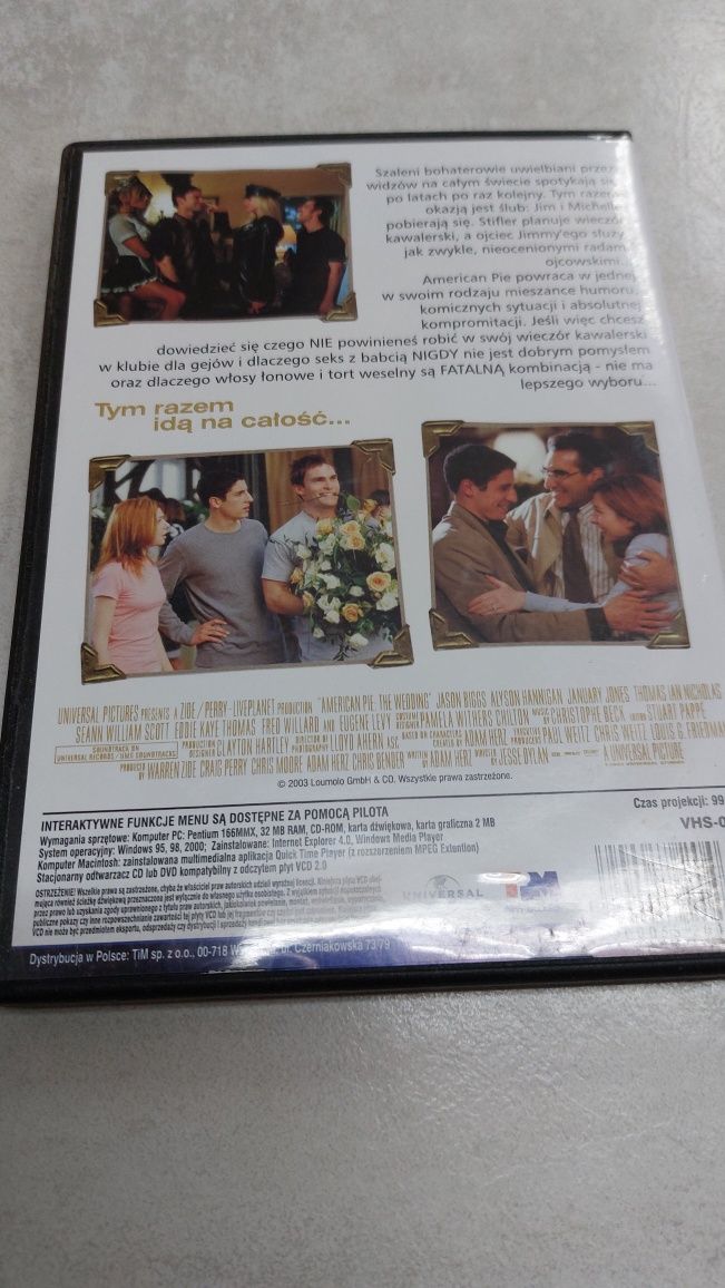 American Pie. Wesele. 2 x vcd