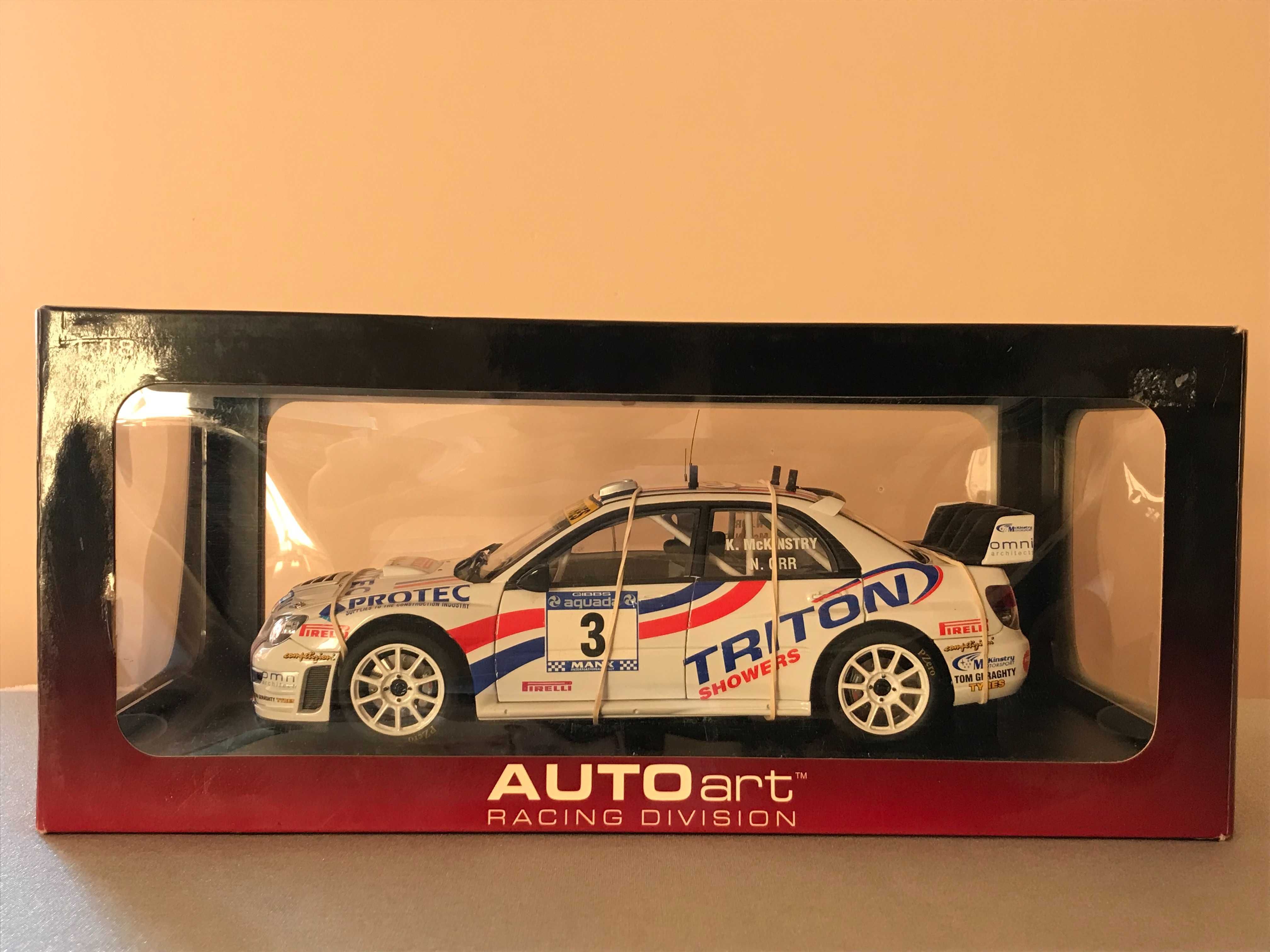 Autoart 1:18 Subaru Impreza WRC 2006 S12 wersja rajdowa - kalkomania