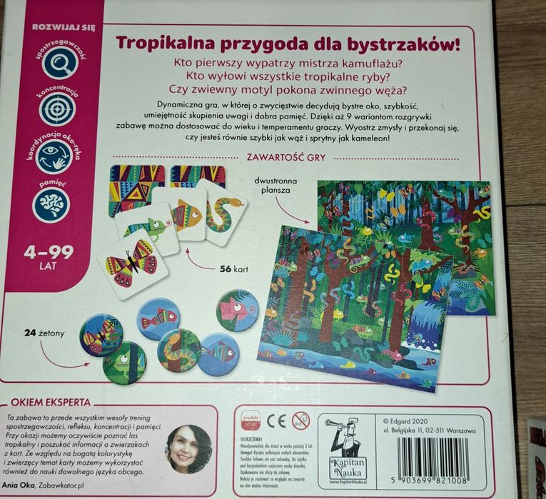 Zestaw gier gry edukacyjne