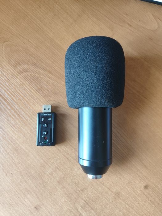 Микрофон BM-800 + звуковая карта