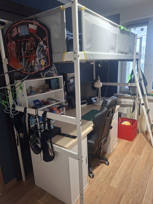 Antresola do pokoju dziecięcego lub młodzieżowego IKEA