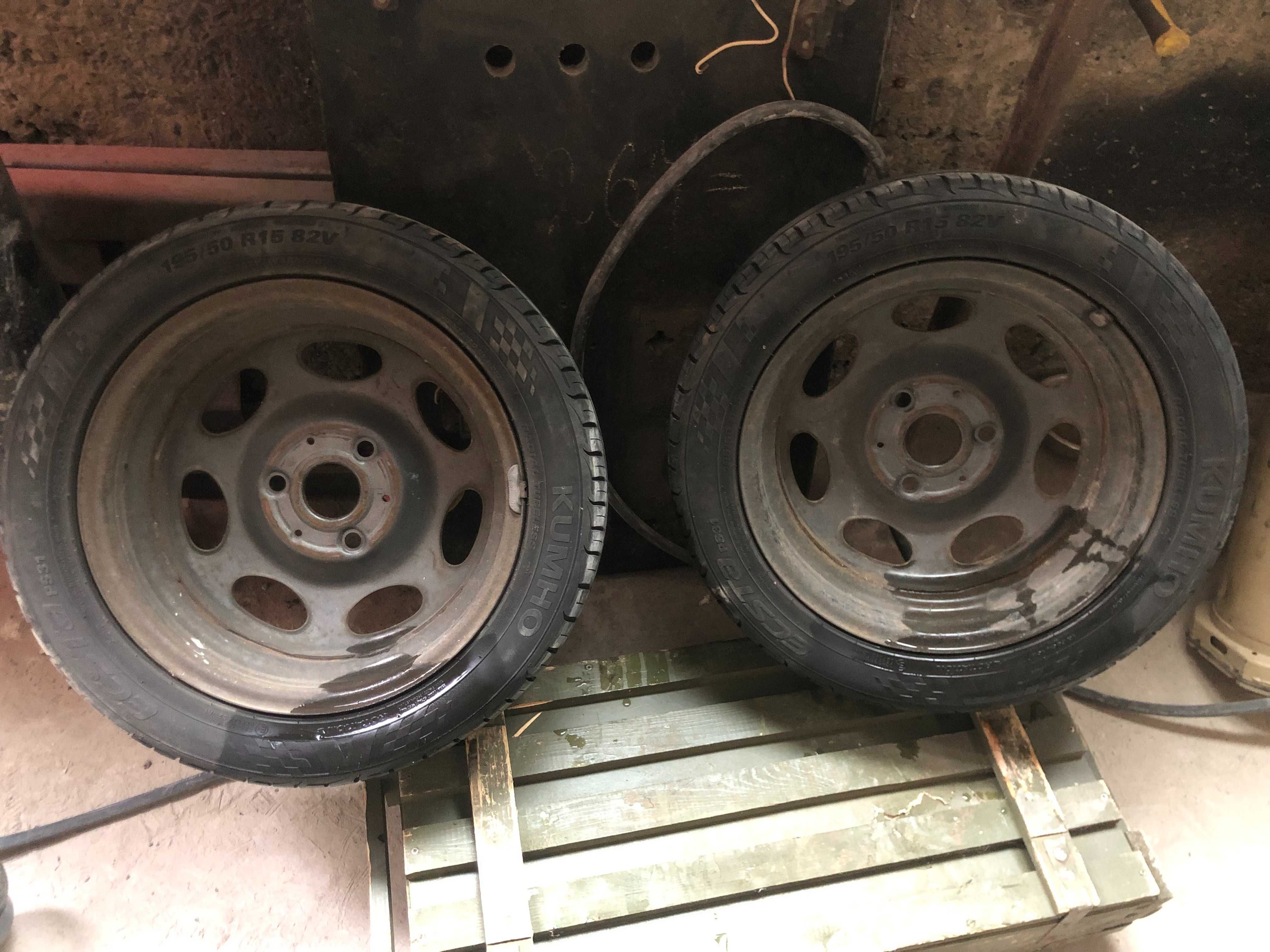 Диски з гумою 195/50/15 Smart 451