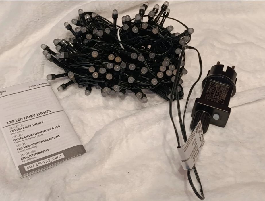 Livarno home – 120 LED Fairy Lights (ciepła biel) z timerem 6h, IP44