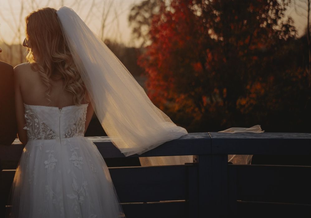 Suknia ślubna rozm M 173+9cm