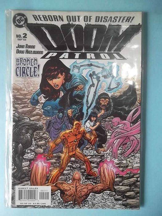 The DOOM PATROL - Lote 20 comics originais desde 1988