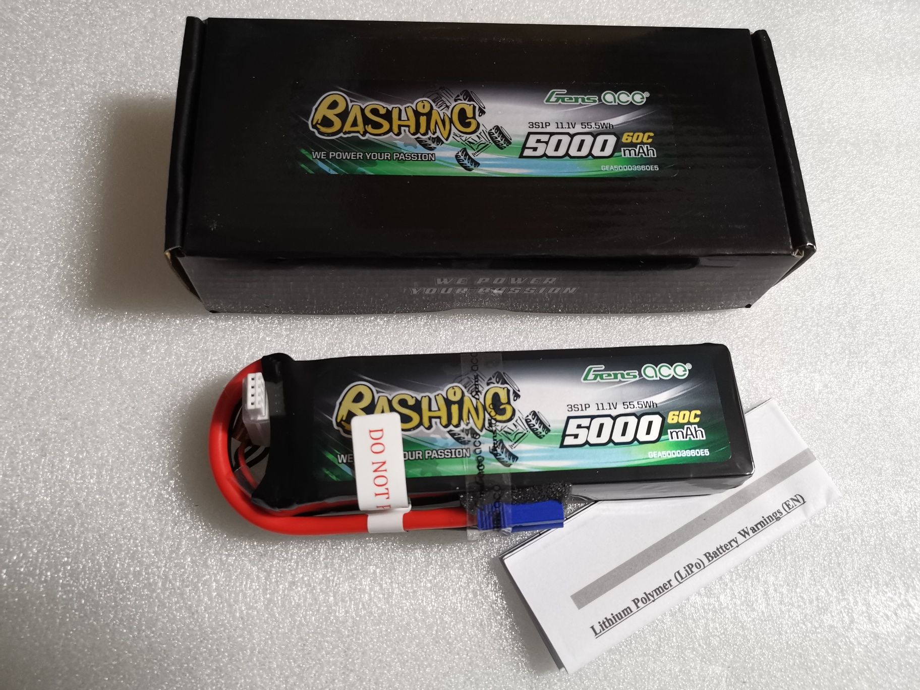 Baterias RC Li-po 3S 4S várias capacidades Gens Ace Ultimate lipo