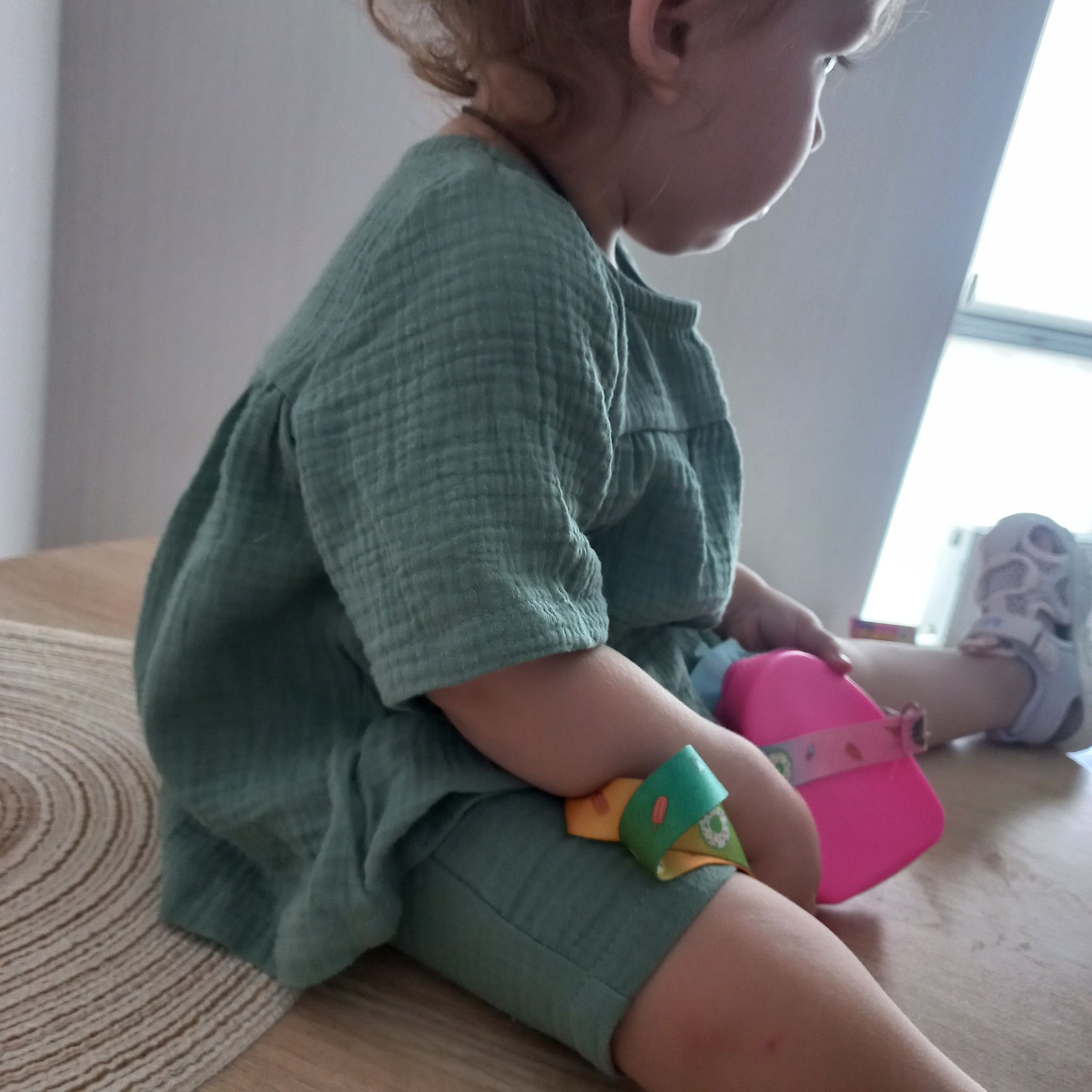 Мусліновий дитячий костюм комплект із мусліну