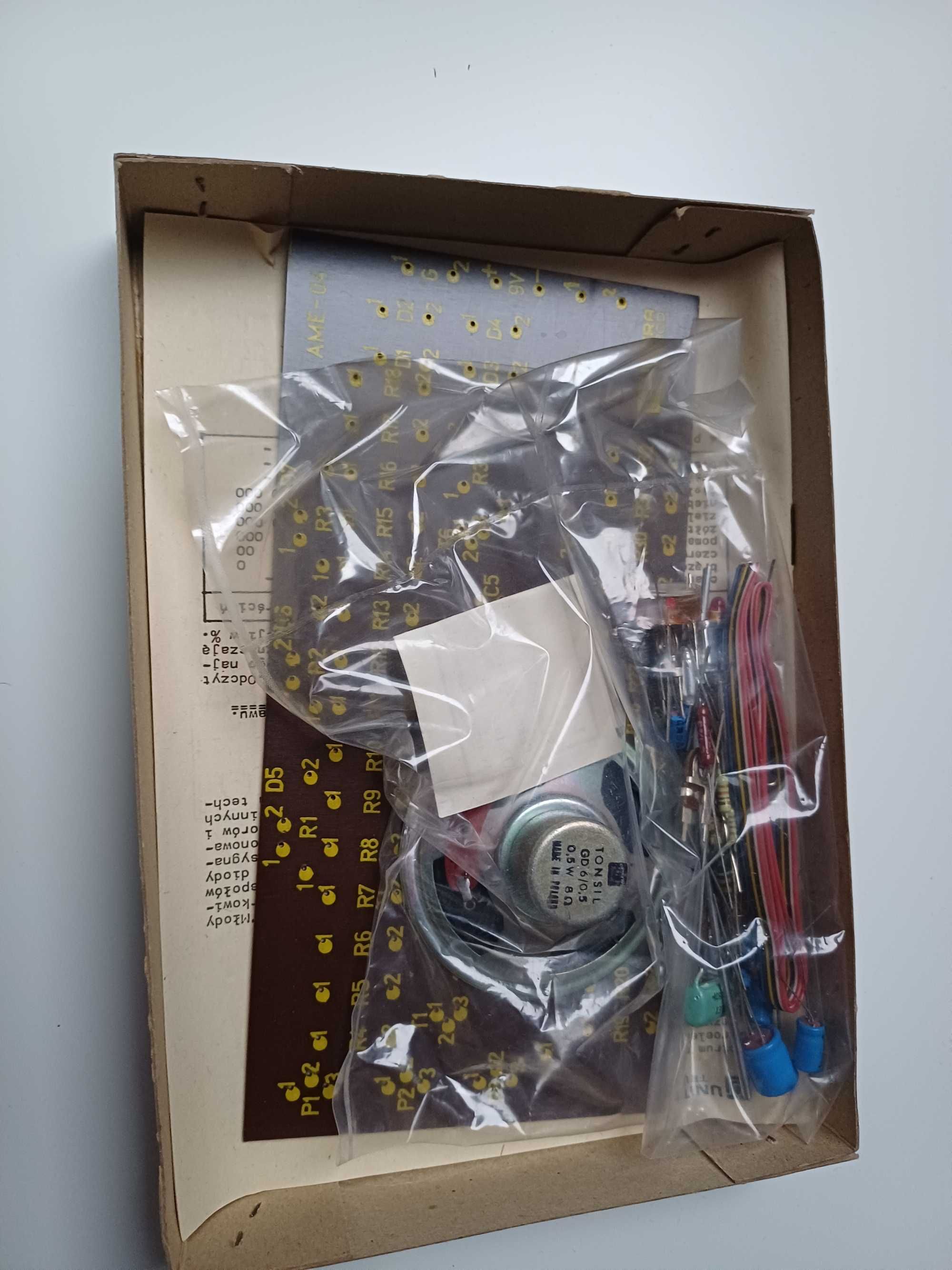 Unitra  TELPOD młody elektronik Zestaw 4 z PRL