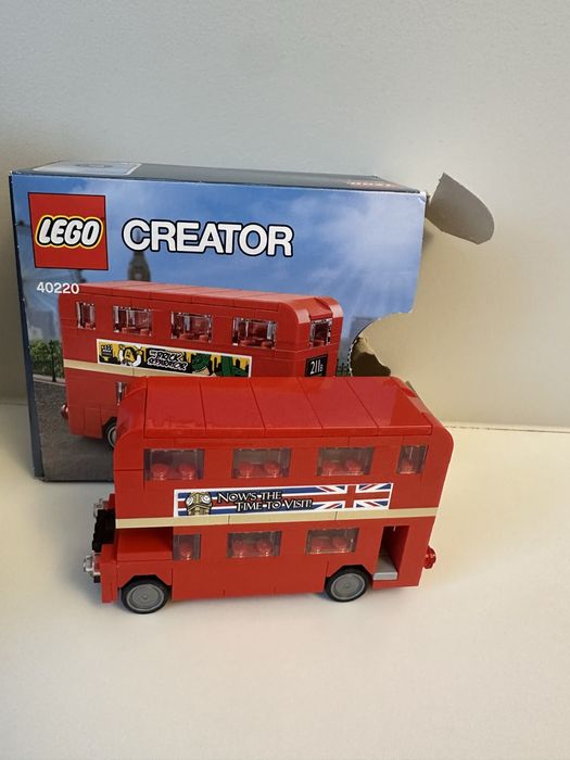 Міні навантажувач та Лондонський автобус