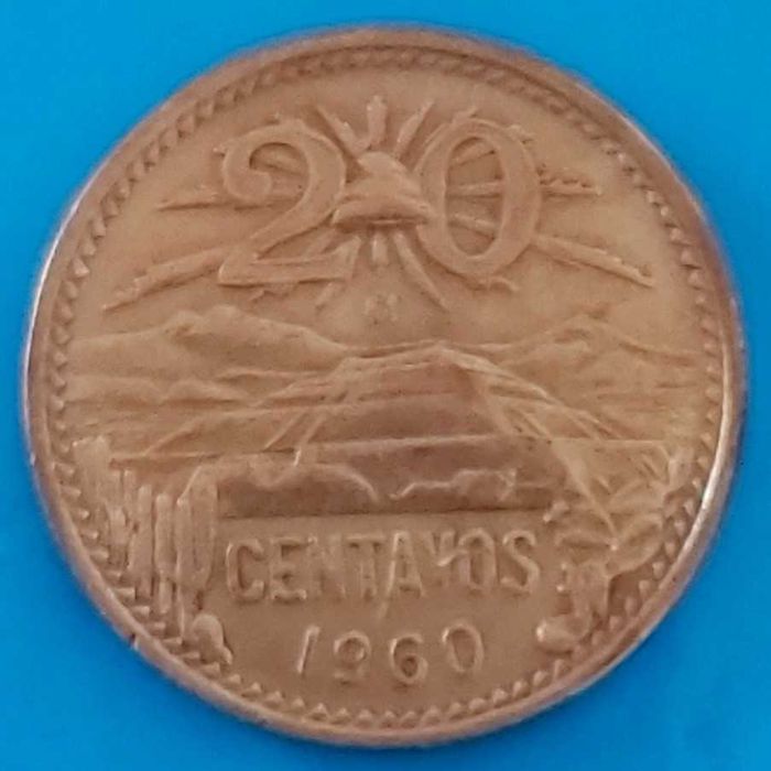20 Centavos de 1960 de México