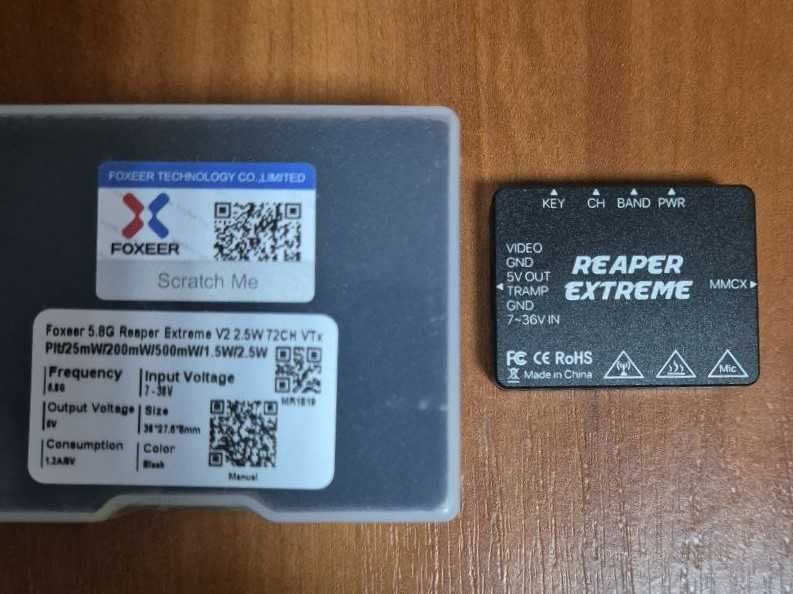 Відеопередавач Foxeer Reaper VTX 5.8GHz 2.5W