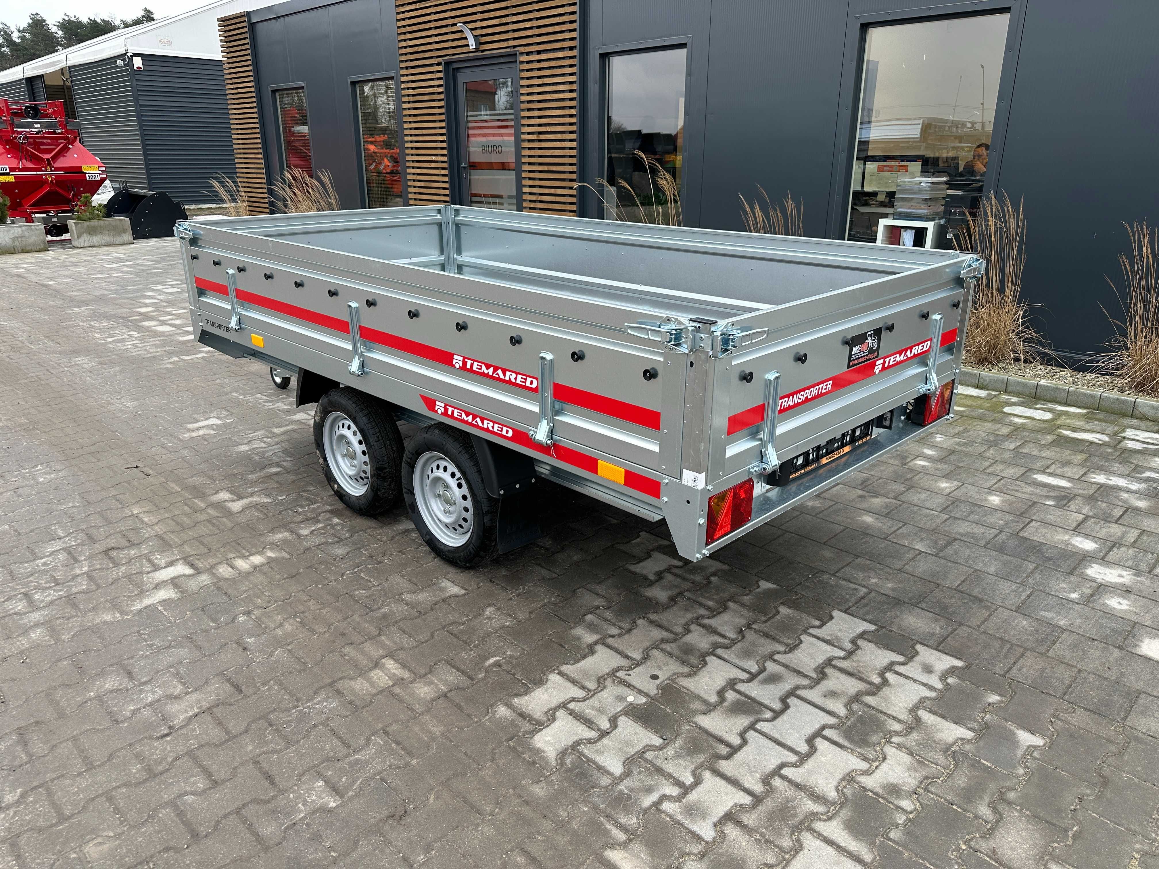 Temared TRANSPORTER 3015/2 - przyczepa samochodowa 304x151 przyczepka