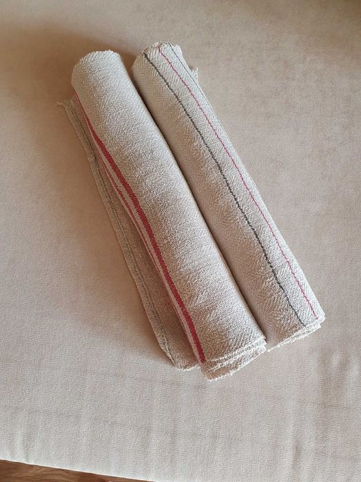 2 Рушники з  вибіленого льону, вживане