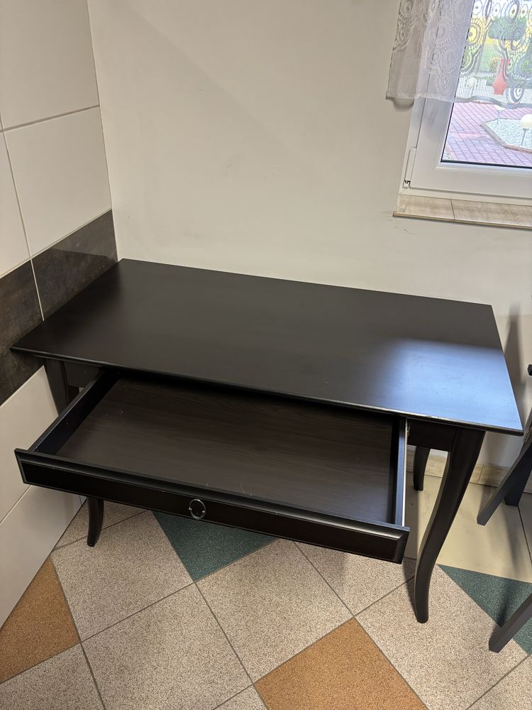 Biurko/stolik IKEA LEKSVIK, szufladka stan bdb!