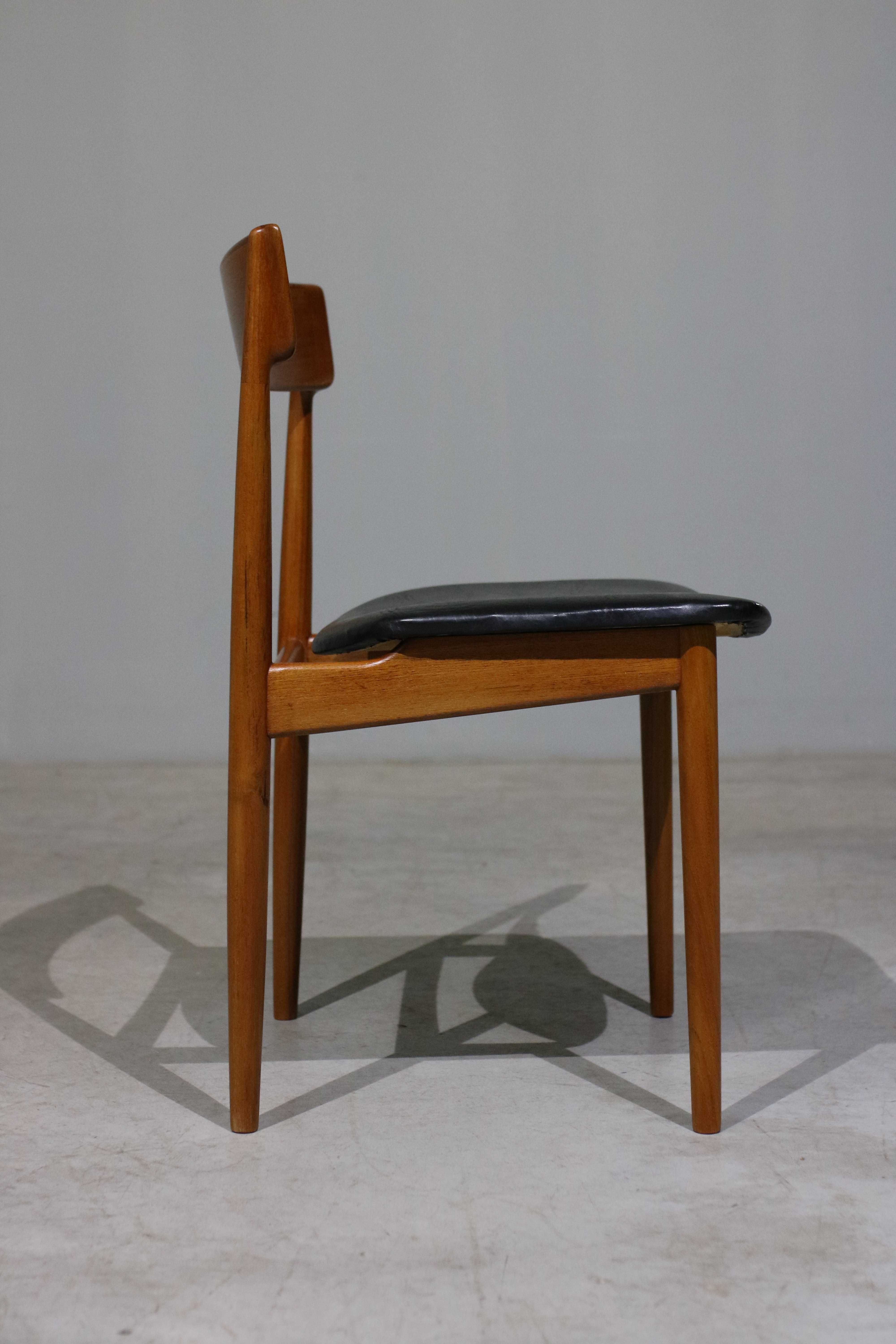 Cadeiras Henry Rosengren Hansen em teca | Danish Design | Mid-Century