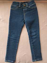 Ocieplane spodnie jeansowe 104/110