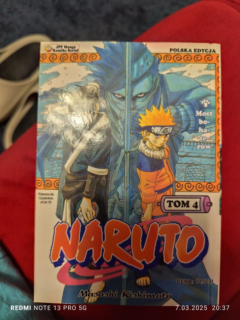 Cena 1 tom. tomy Mangi Naruto NOWE