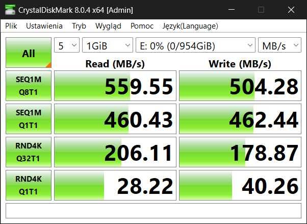 Dysk SSD 1TB 2,5" Xray SATA III 550/500 Mbps w metalowej obudowie