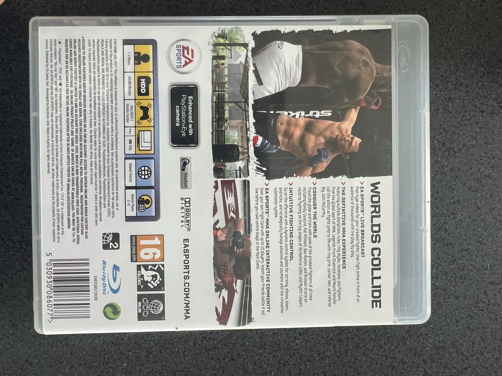 Blu-ray Ps3 MMA EA Sports